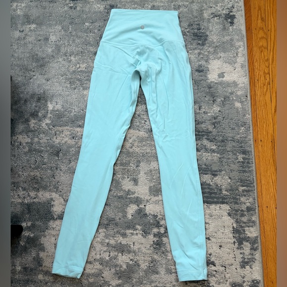 Lululemon Align High-Rise Pant Legging 28" in Cyan Blue, SZ 4 - Picture 4 of 7